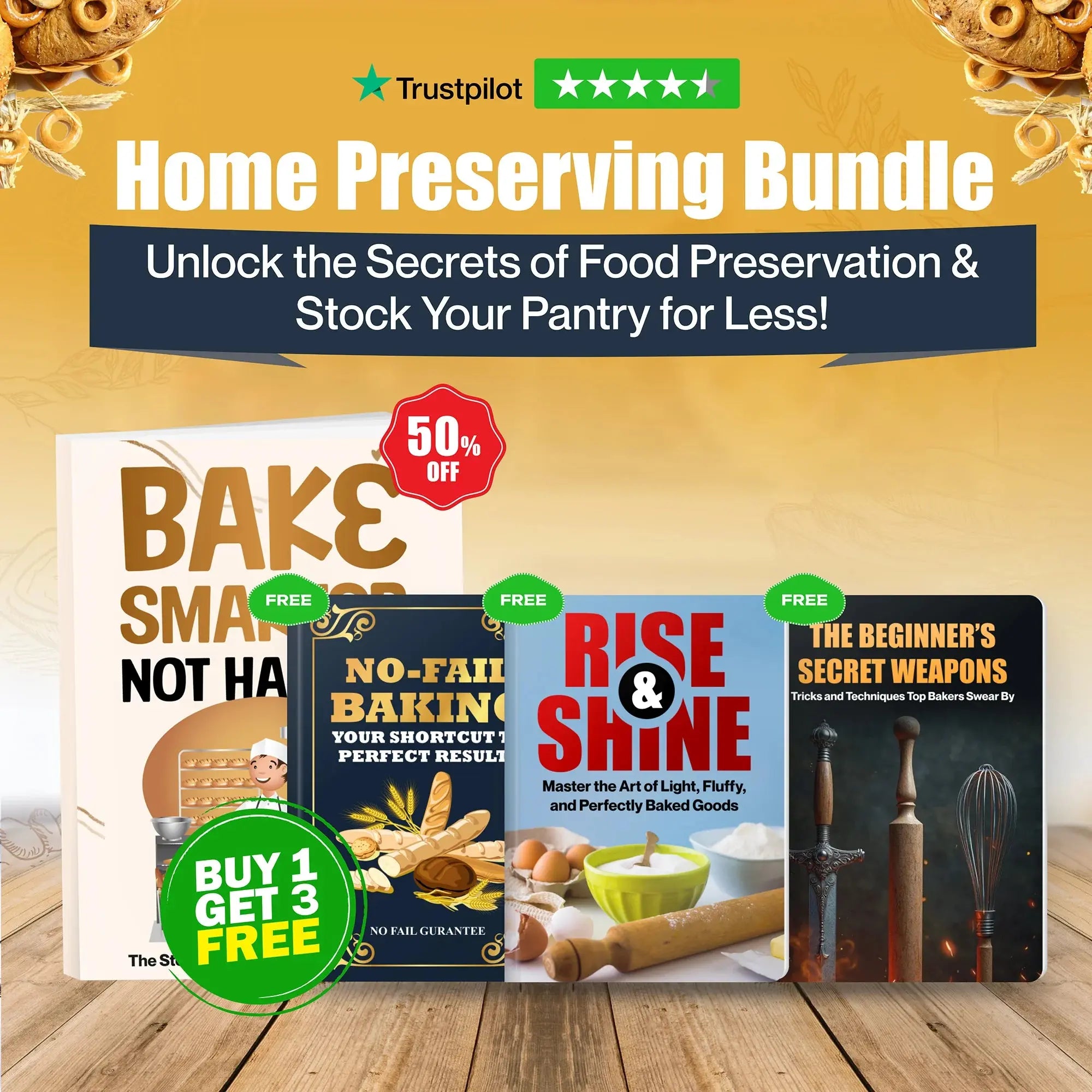 Bake Smarter, Not Harder: Step-by-Step Beginner’s Playbook (50% OFF + 3 FREE)