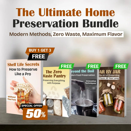 Shelf Life Secrets: How to Preserve Like a Pro Without the Fuss (50% OFF + 3 FREE)