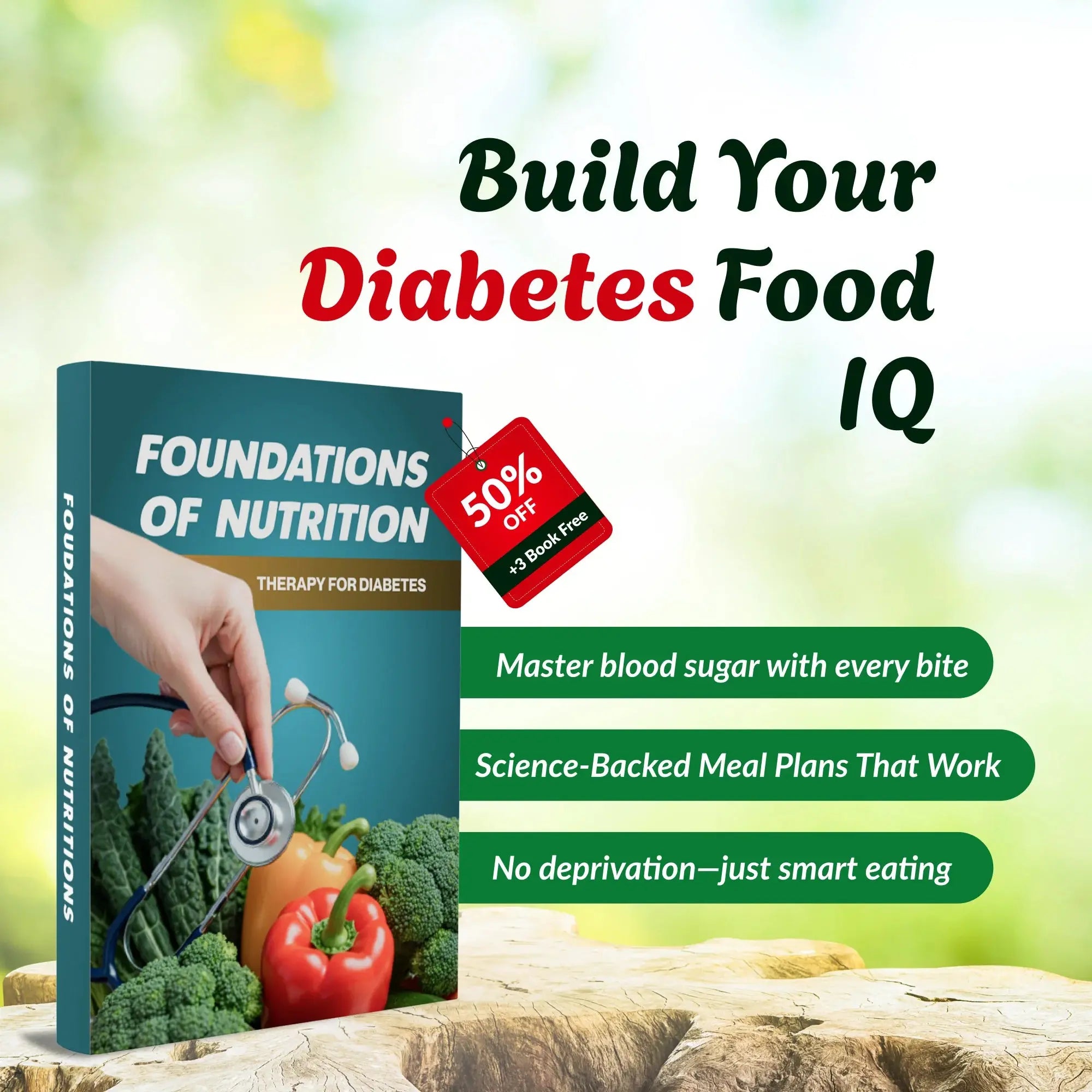 Foundations of Nutrition Therapy for Diabetes (50% OFF + 3 FREE)